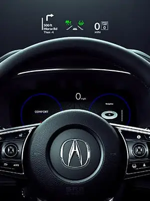 View of Steering Wheel