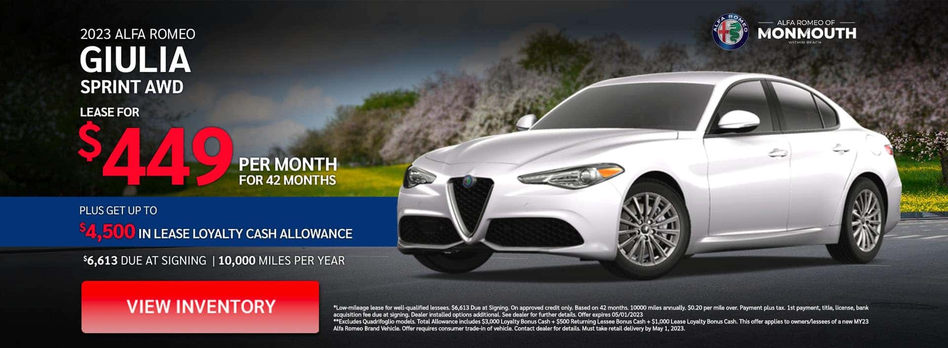 Slider 1920×705 – 2023 Alfa Romeo Giulia Sprint4