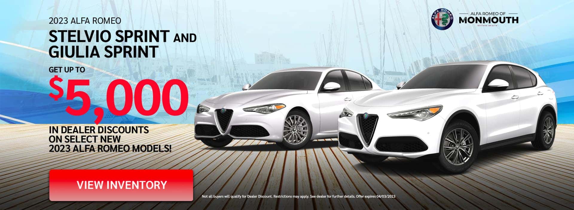 Slider 1920×705 – 2023 Alfa Romeo Stelvio Sprint and Giulia Sprint – Dealer Discount4