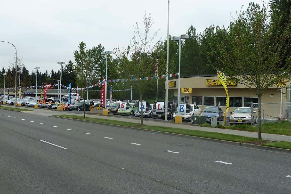 All Right Auto Sales a Used Auto Dealer near Tacoma