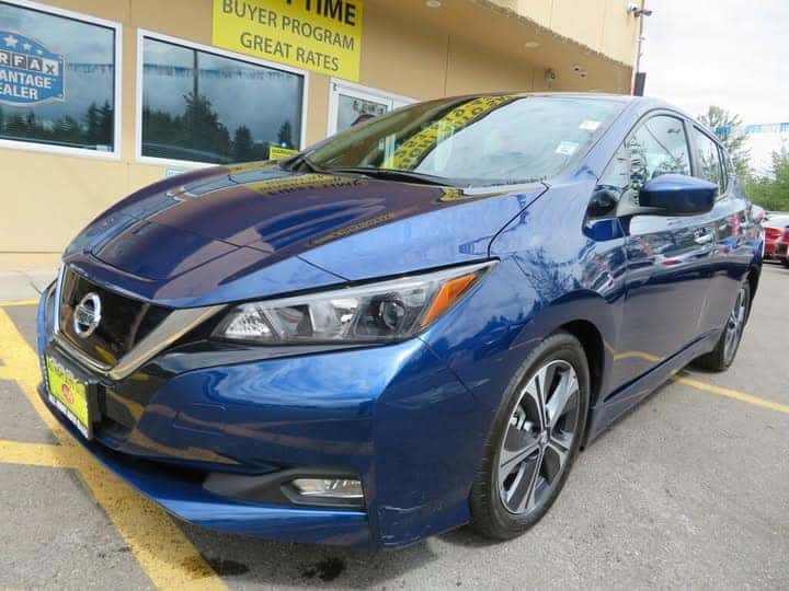 Used Nissan Electric Vehicle at All Right Auto Sales in Tacoma
