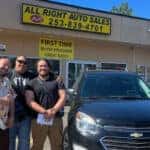 Happy Buyers at All Right Auto Sales in Federal Way