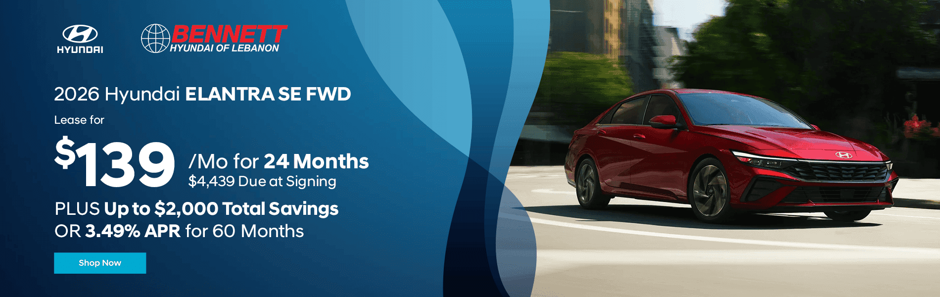 2026 Hyundai Elantra SE FWD