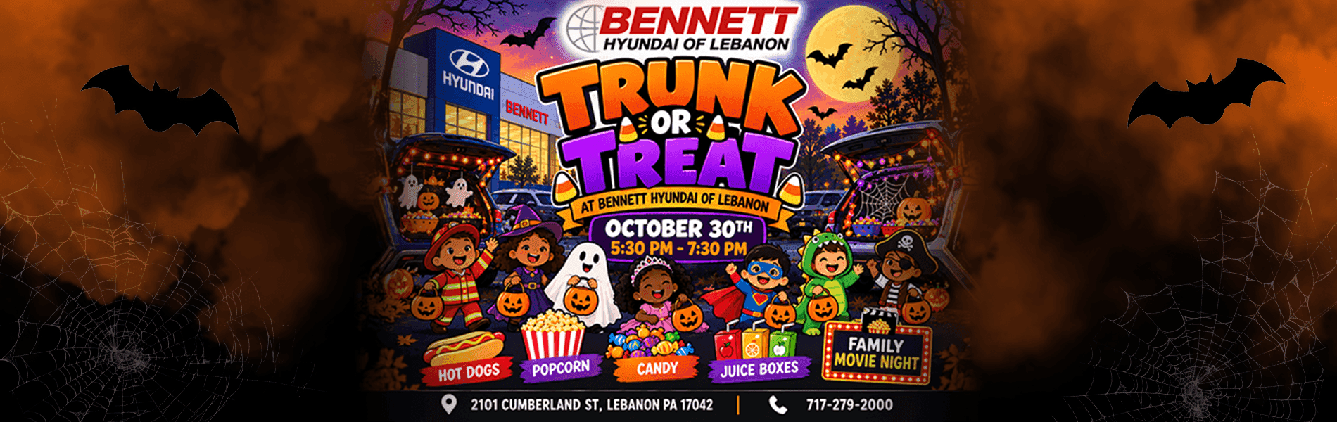 Trunkor Treat Banner