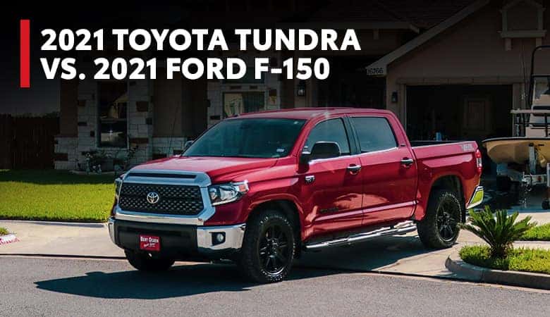2021 Toyota Tundra vs. 2021 Ford F-150 | Bert Ogden Toyota in Harlingen, Texas