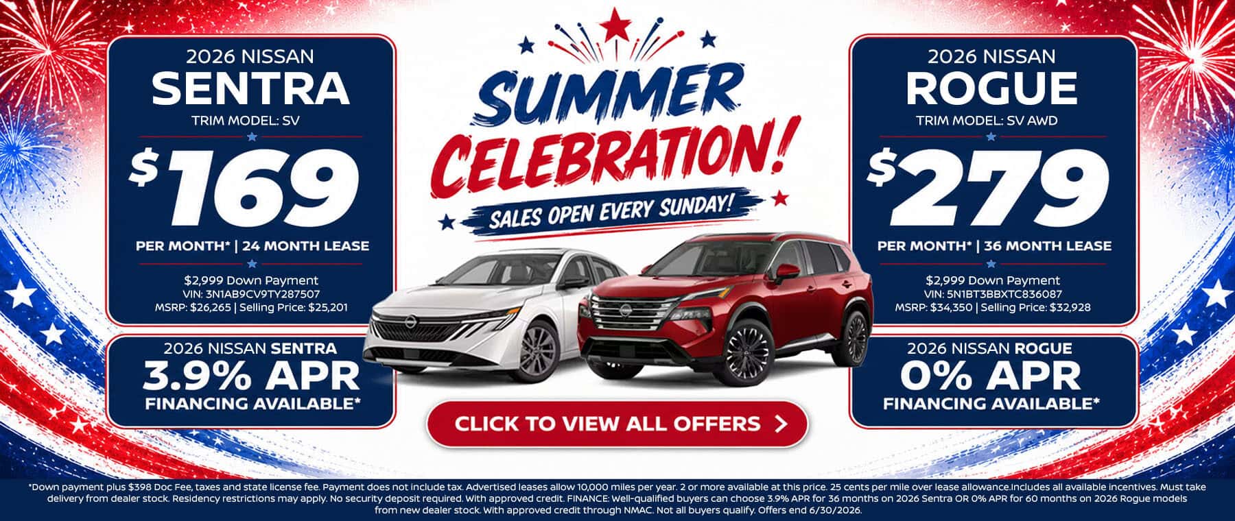 Nissan Lease and Finance Offers
