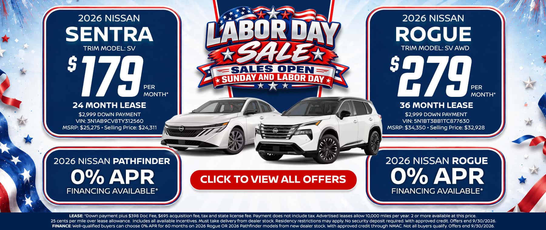 Nissan Lease and Finance Offers