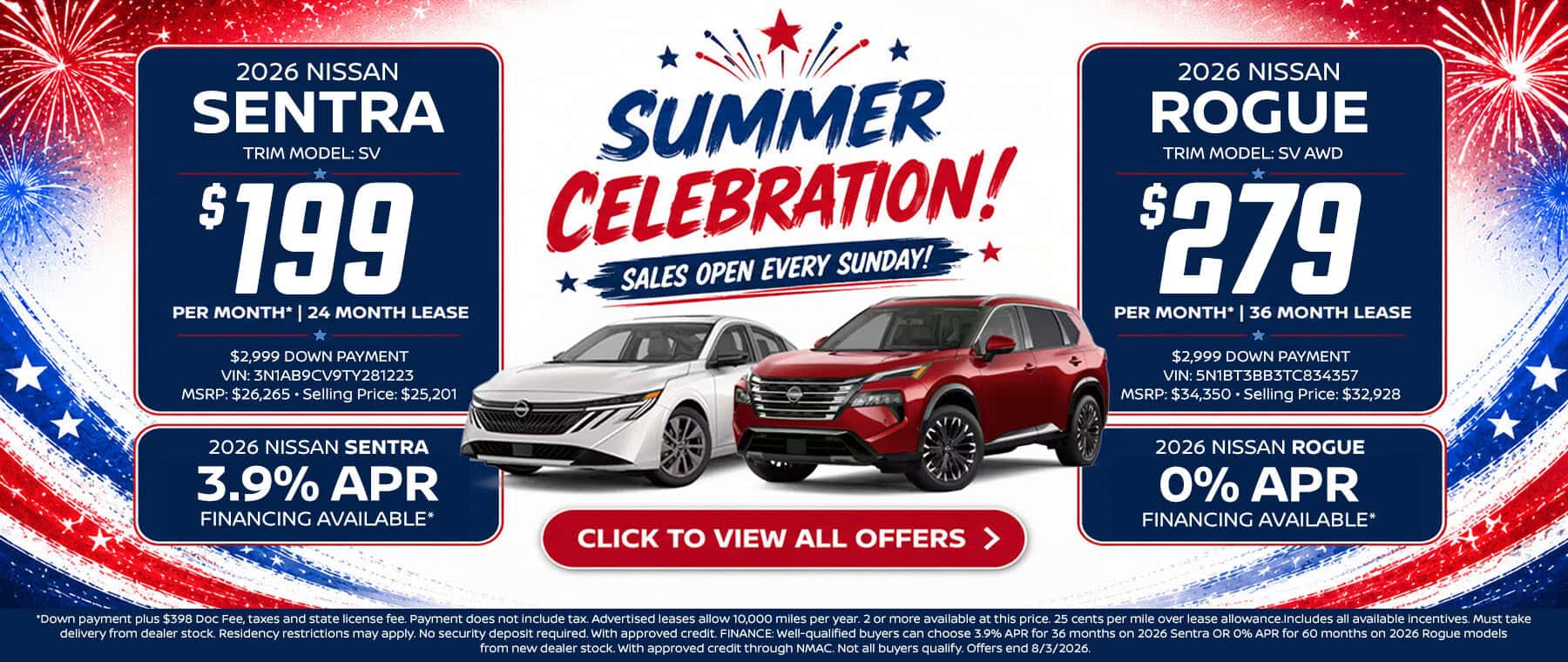 Nissan Lease and Finance Offers