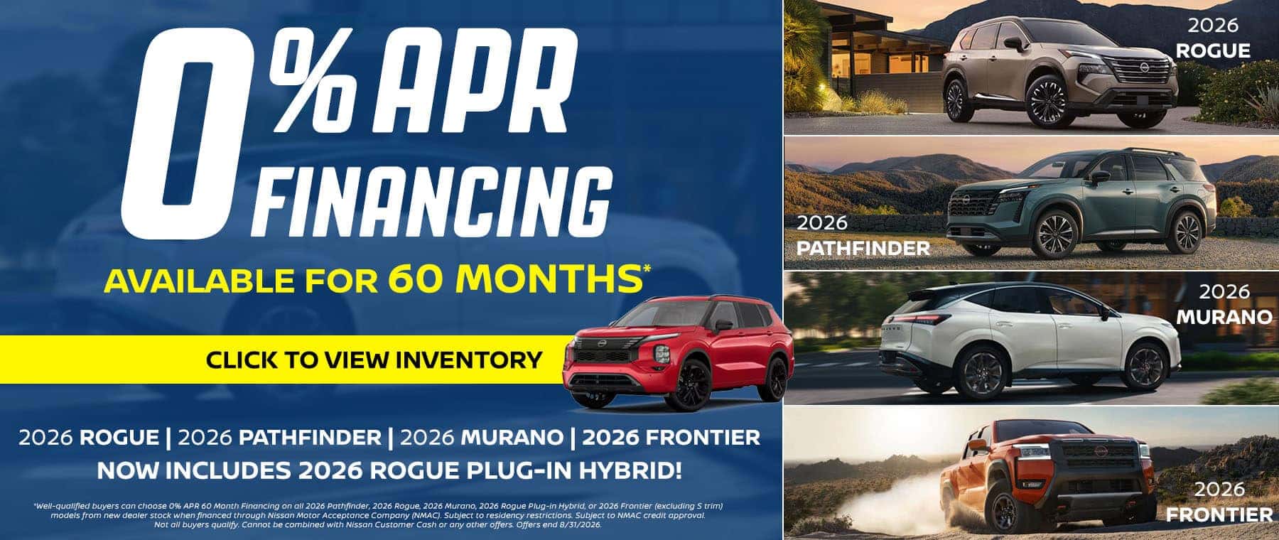Zero Percent APR Financing Available