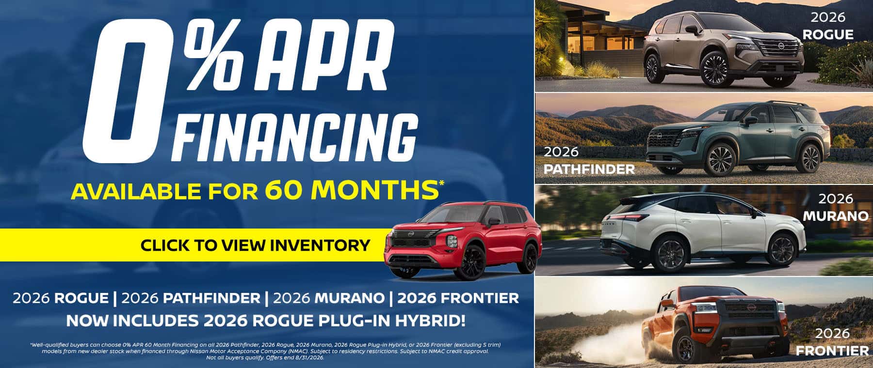 Zero Percent APR Financing Available