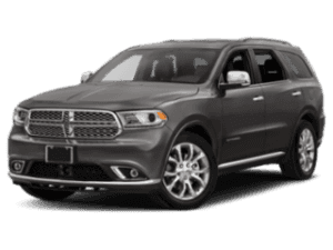 Angled view of the Dodge Durango