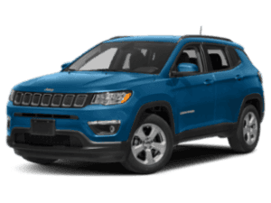 Angled view of the Jeep Compass