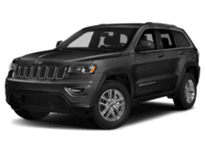Angled view of the Jeep Grand Cherokee