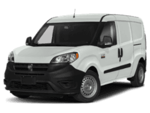 Angled view of the Ram ProMaster City