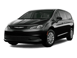Angled view of the Chrysler Voyager