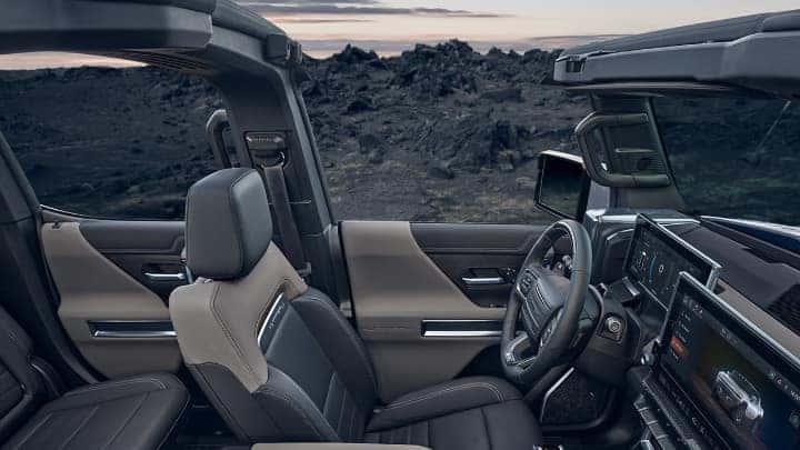 2026 GMC HUMMER EV SUV Infinity Roof interior at Blasius GMC in Branford, CT