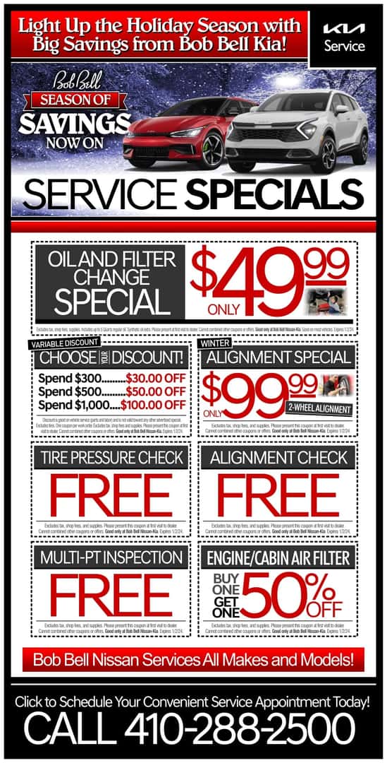 Service Specials Bob Bell Kia