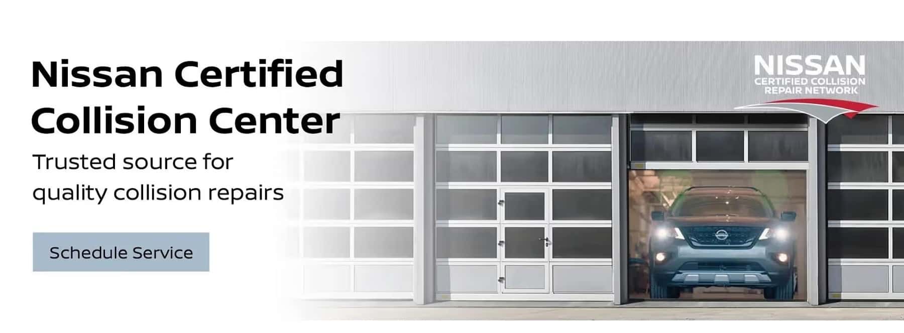 Nissan certified collision service center
