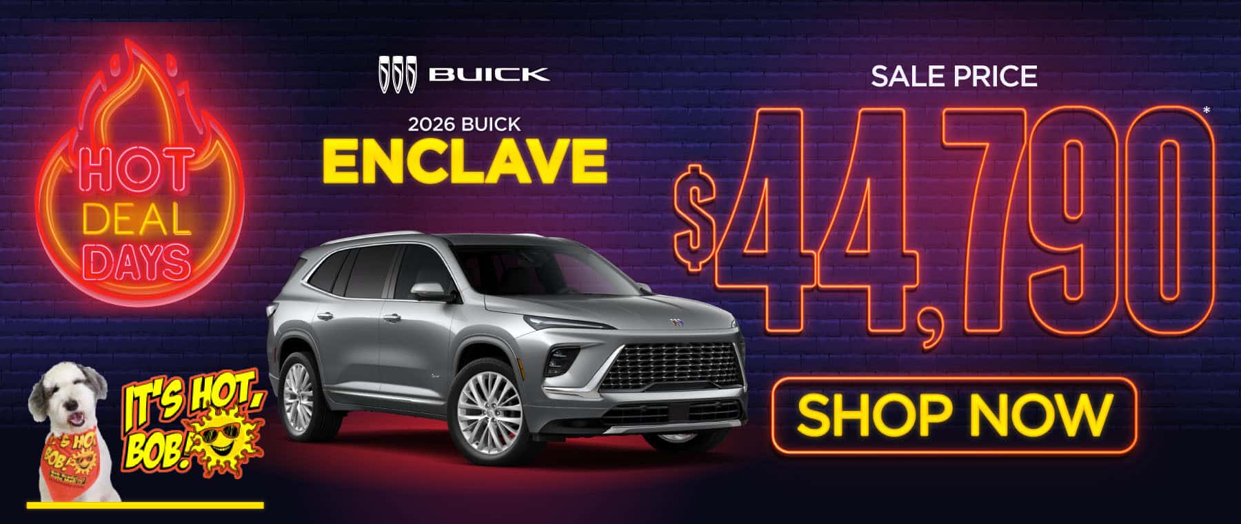 2026 Buick Enclave Sale price $44,790*