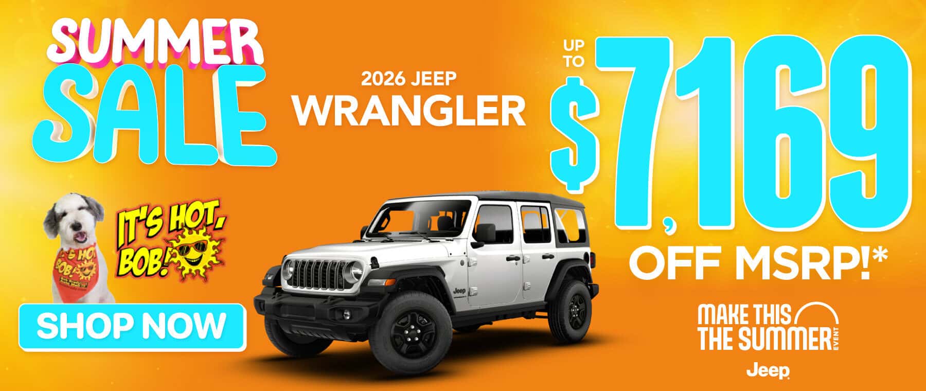 2026 Jeep Wrangler Up to $7,169 OFF MSRP!*