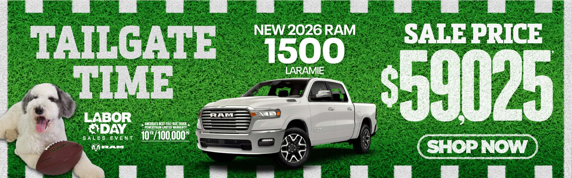 2026 Ram 1500 Laramie Sale price $59,025*