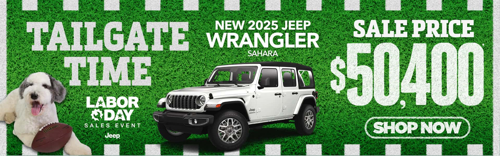 2025 Jeep Wrangler Sahara Sale price $50,400*