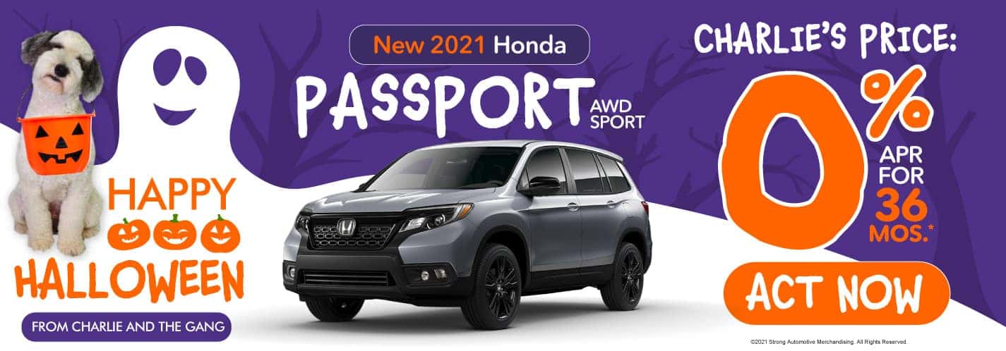 New 2021 Honda Passport - 0% APR for 36 months - Act Now