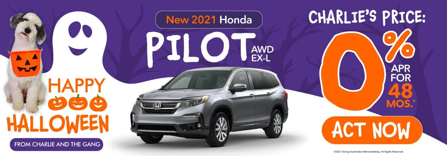New 2021 Honda Pilot - 0% APR for 48 months - Act Now