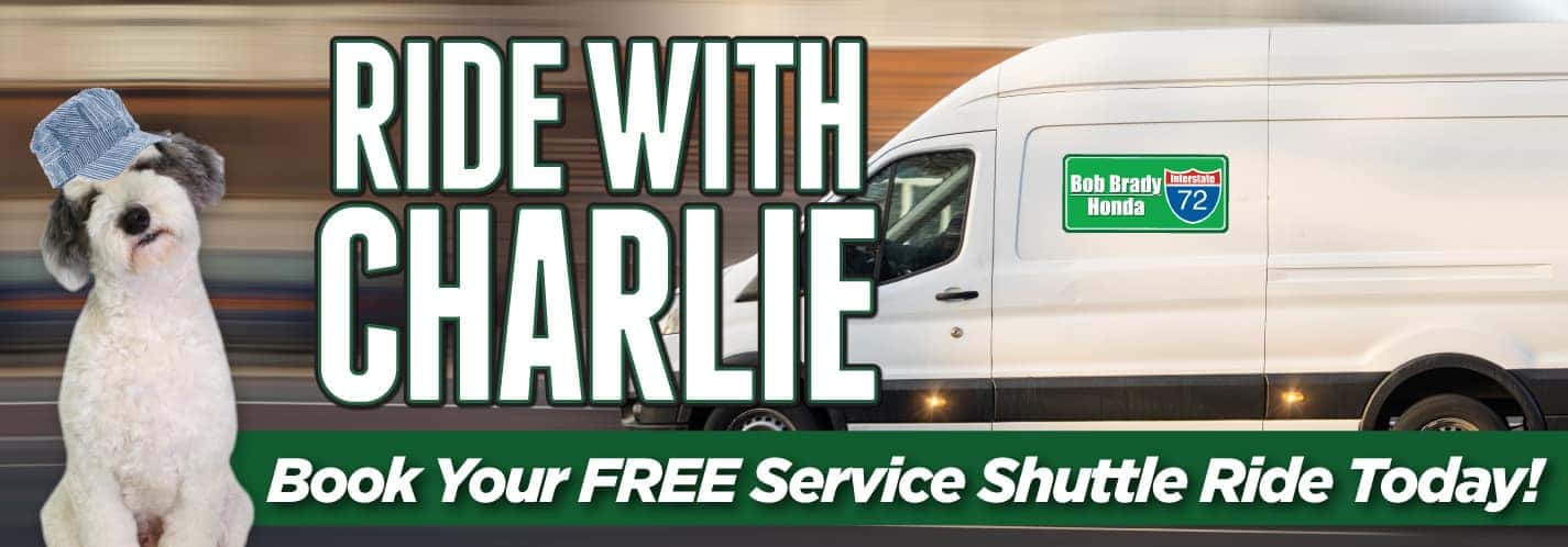 Ride With Charlie - Book your FREE service shuttle ride today!