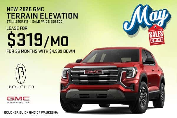 Lease A New 2025 GMC Terrain Elevation in Waukesha, WI