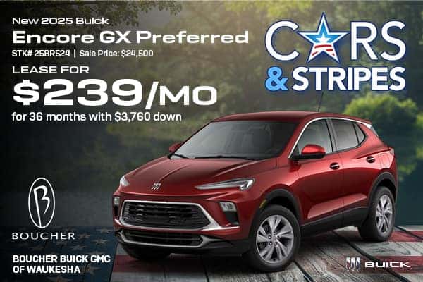 Lease a new 2025 Buick Encore GX Preferred in Waukesha, WI