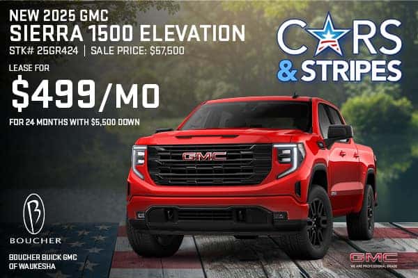 Lease a new 2025 GMC Sierra 1500 Elevation in Waukesha, WI