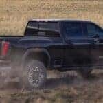Rear exterior view of a 2026 GMC Sierra 2500HD for sale in Waukesha, WI