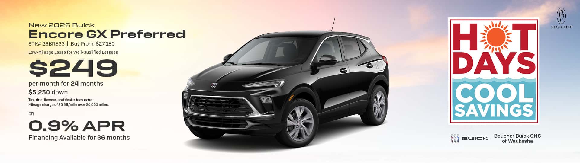 June 2026 - Save on a New 2026 Buick Encore GX Preferred