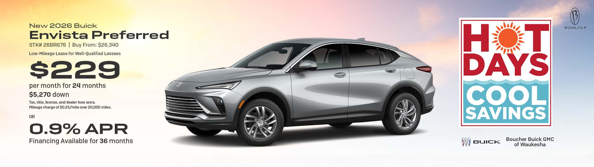 Save on a New 2026 Buick Envista Preferred