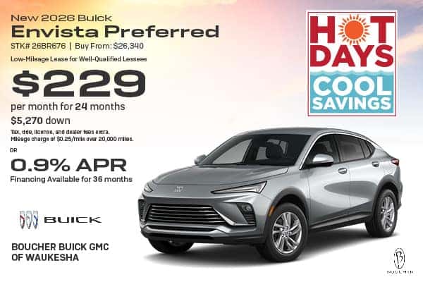 Save on a New 2026 Buick Envista Preferred!