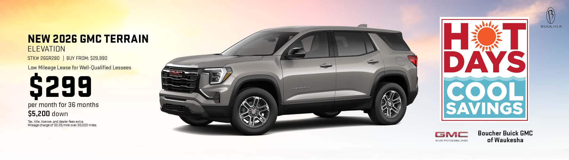 Save on a New 2026 GMC Terrain