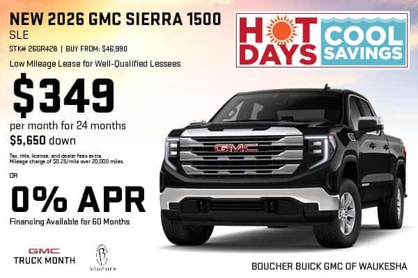 Save on a New 2026 GMC Sierra 1500!