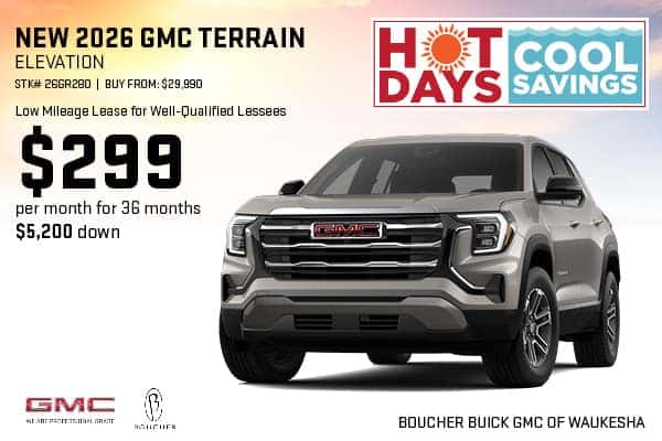 Save on a New 2026 GMC Terrain!