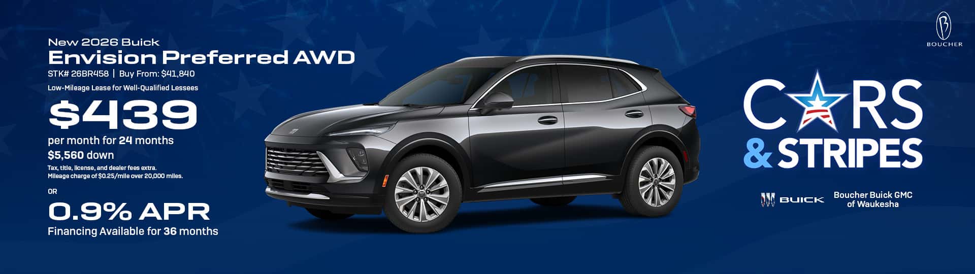 Save on a New 2026 Buick Envision Preferred AWD