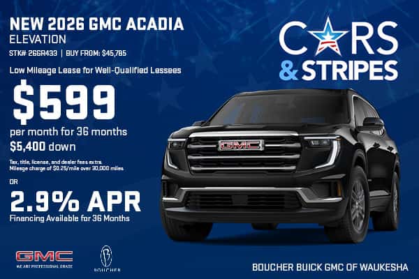 Save on a New 2026 GMC Acadia Elevation