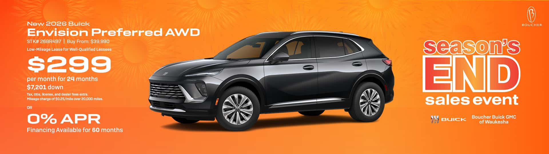 Save on a New 2026 Buick Envision Preferred AWD in Waukesha, WI