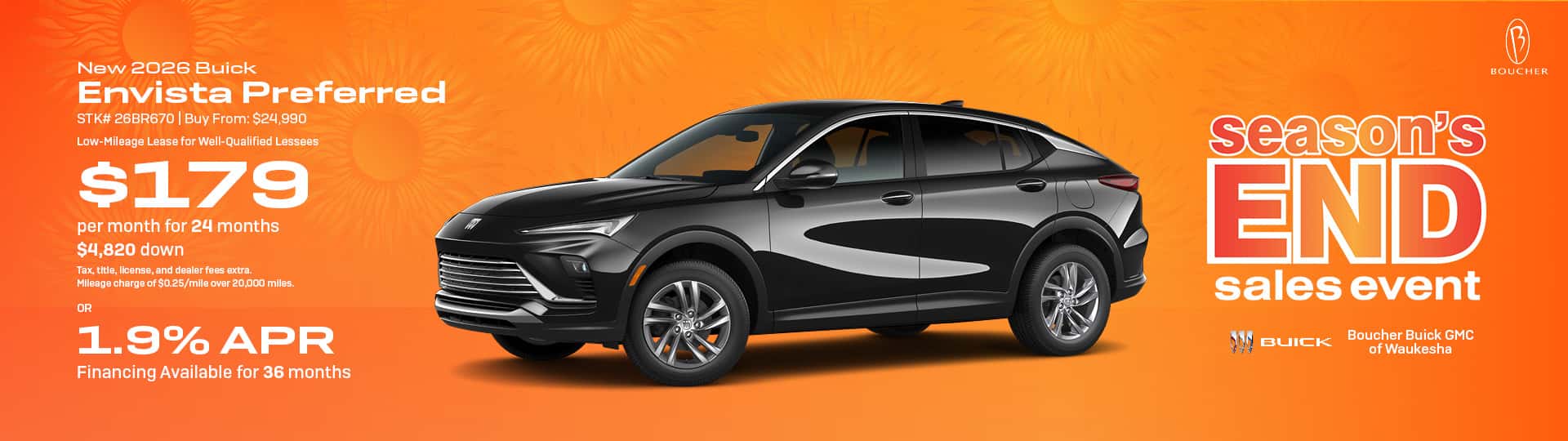 Save on a New 2026 Buick Envista Preferred in Waukesha, WI