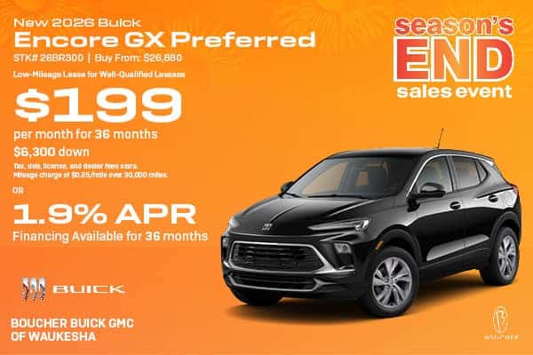 Save on a New 2026 Buick Encore GX Preferred