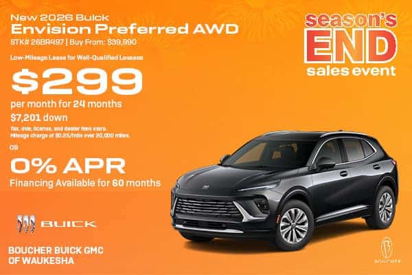 Save on a New 2026 Buick Envision Preferred AWD