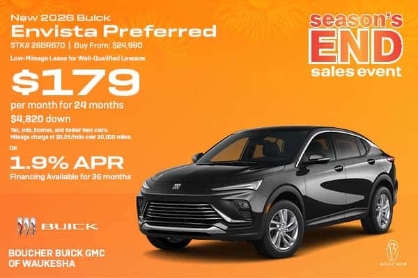 Save on a New 2026 Buick Envista Preferred