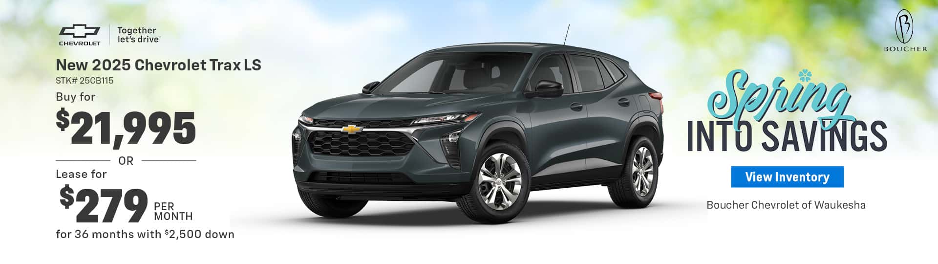 April 25 - 2025 Chevy Trax LS in Waukesha, WI