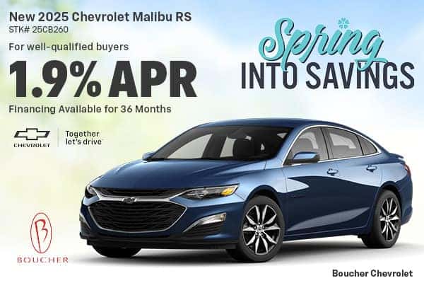 Save on a new 2025 Chevy Malibu RS in Waukesha, WI