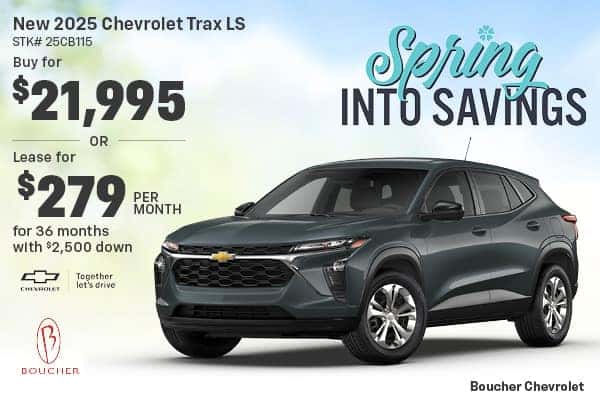Lease a new 2025 Chevy Trax LS in Waukesha, WI
