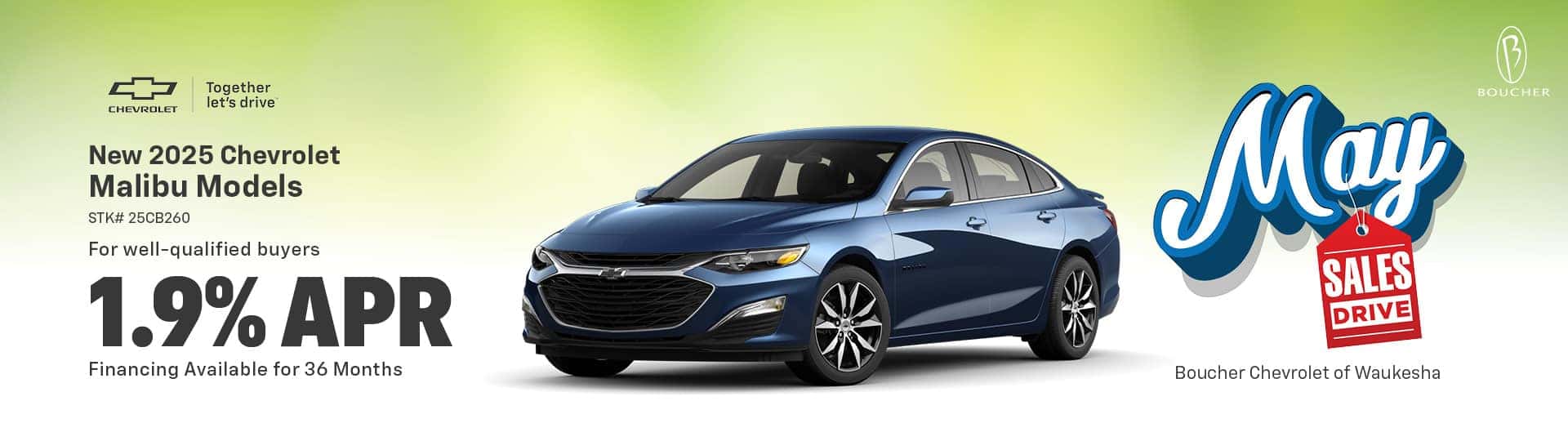 May 25 - 2025 Chevy Malibu in Waukesha, WI